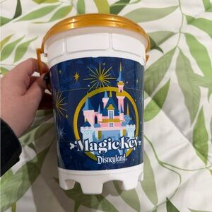 Disney Magic Key Popcorn Bucket - Blue, White, and Gold